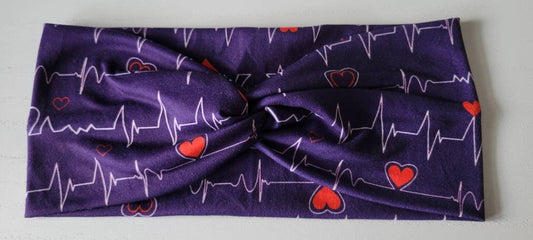 Medical -EKG Twisted Headband