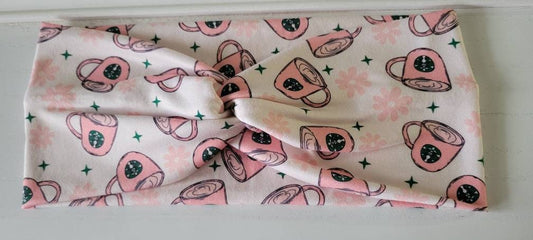 Starbies Doodle Cups Twisted Headband