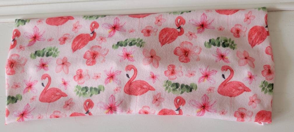 Tropical Flemingos Twisted Headband