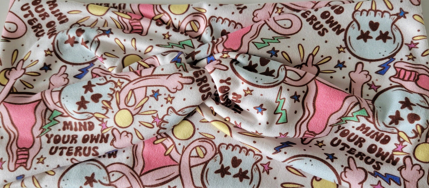 Uterus Twisted Headband