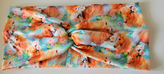 Horses Twisted Headband