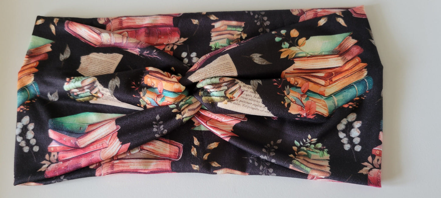 Love Books Twisted Headband