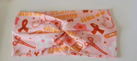 Oncology Nurse Twisted Headband