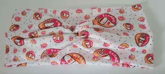 Love Coffee Twisted Headband