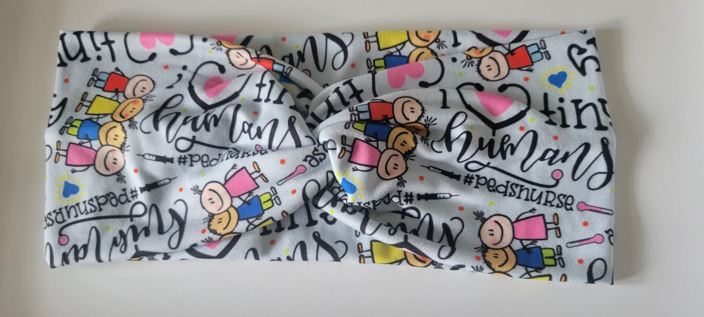 Healthcare Peds Nurse Twisted Headband