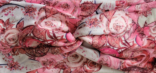 Flowers Twisted Headband