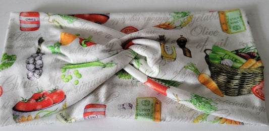Vegetable Harvest Twisted Headband