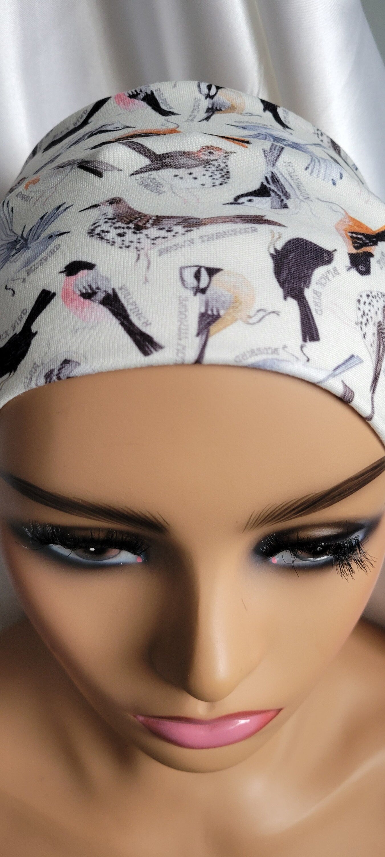 Beautiful Birds Allover Twisted Headband