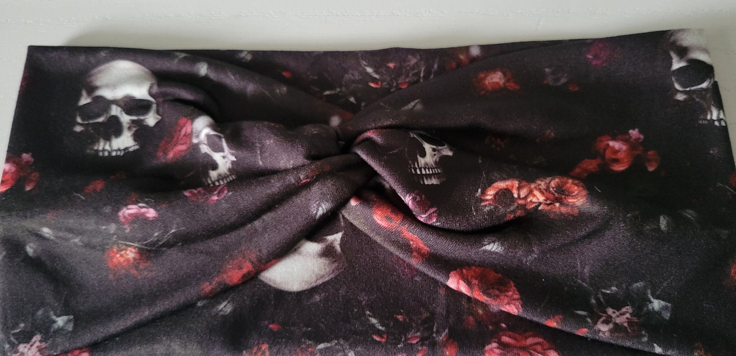 Skull Head Twisted Headband