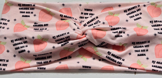 Iconic Peach Twisted Headband