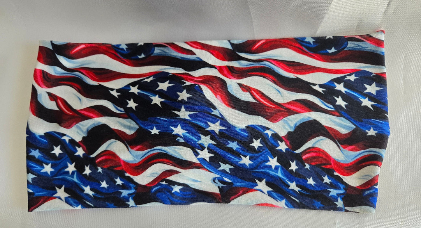 Patriot Flag Twisted Headband